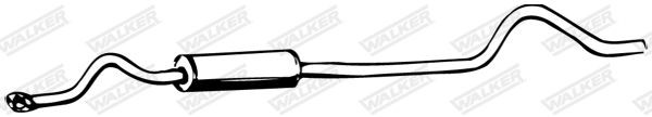 WALKER Middle silencer Article number: 07836 cheaply