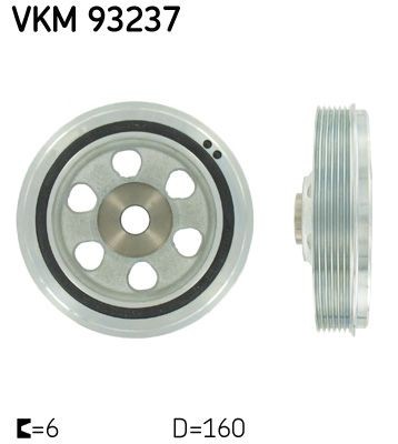 SKF Crankshaft pulley Article number: VKM 93237 cheaply