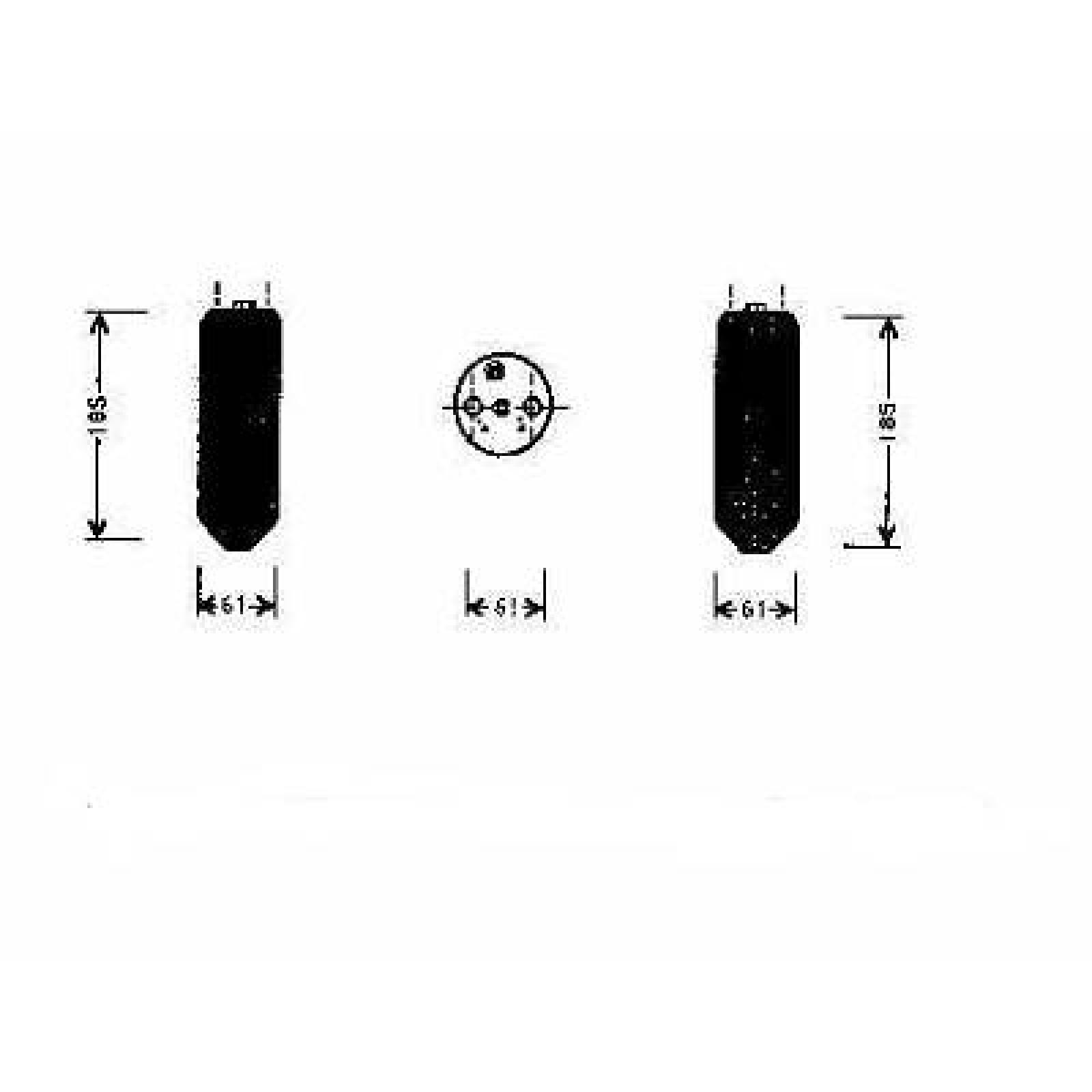 DIEDERICHS Tørfilter aircondition Varenummer: 8580522 billige