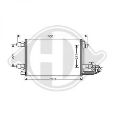 DIEDERICHS Condensatore climatizzatore Numero articolo: 8221400 poco costoso