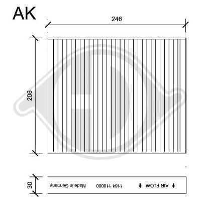 DIEDERICHS Bonnet strut Article number: 9161501 cheaply