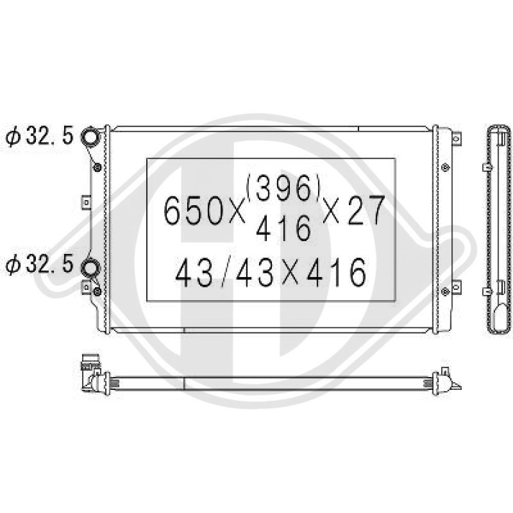 DIEDERICHS Rear door Article number: 9417411 cheaply