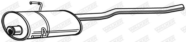 WALKER Middle silencer Article number: 22192 cheaply