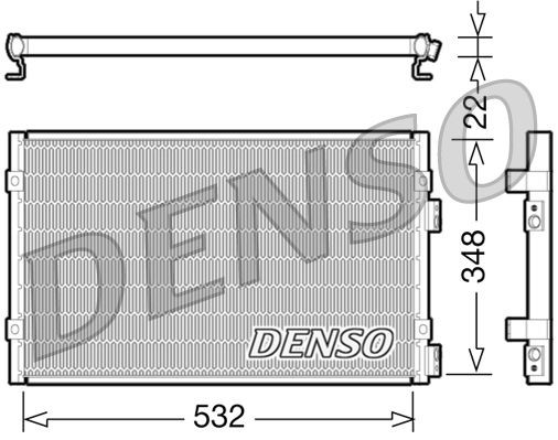 DENSO Kondensaator, kliimaseade Artikli number: DCN06002 soodsalt
