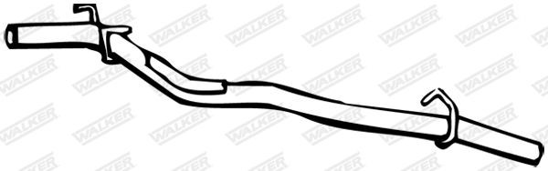 WALKER Exhaust Pipe Article number: 14834 cheaply