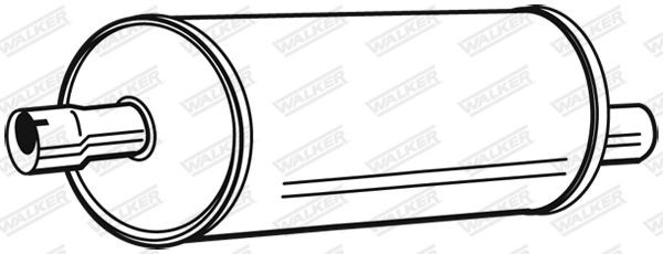 WALKER Middle silencer Article number: 14833 cheaply