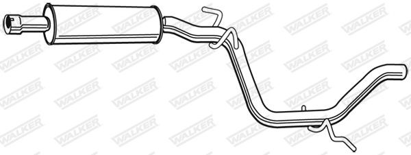 WALKER Middle silencer Article number: 23082 cheaply