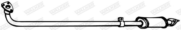 WALKER Front Silencer Article number: 08131 cheaply