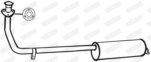 WALKER Middle silencer Article number: 16368 cheaply