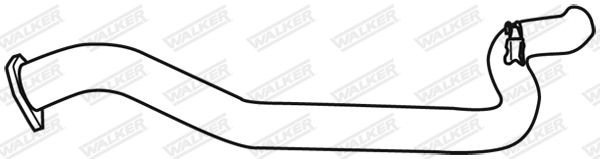 WALKER Exhaust Pipe Article number: 08222 cheaply