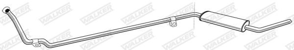 WALKER Middle silencer Article number: 01939 cheaply