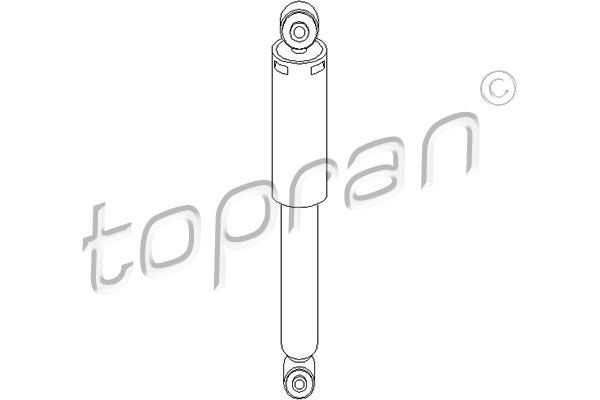TOPRAN Shock absorber Article number: 206 551 cheaply