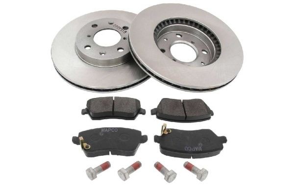 MAPCO Brake discs and pads set Article number: 47685 cheaply
