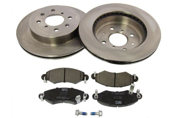 MAPCO Brake discs and pads set Article number: 47540 cheaply