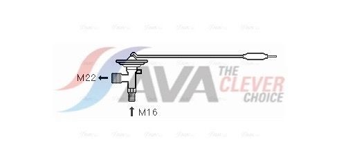 AVA COOLING SYSTEMS AC expansion valve Article number: MT1235 cheaply