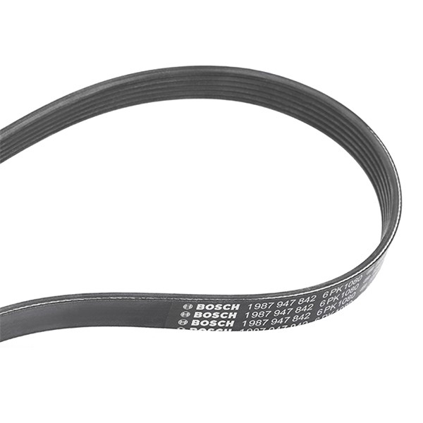 BOSCH Serpentine belt Article number: 1 987 947 842 cheaply