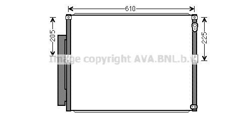 AVA COOLING SYSTEMS Air conditioning condenser Article number: TO5634 cheaply