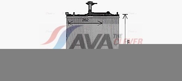 AVA COOLING SYSTEMS Air conditioning condenser Article number: IS5019 cheaply