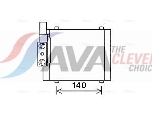AVA COOLING SYSTEMS Automatic transmission oil cooler Article number: AI3325 cheaply