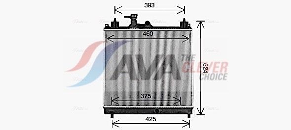 AVA COOLING SYSTEMS Air conditioning condenser Article number: IS5021 cheaply