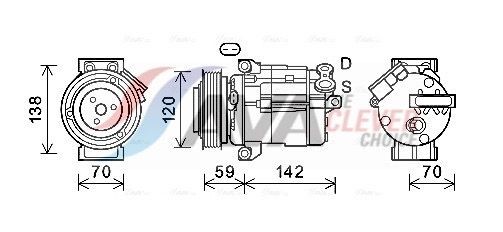 AVA COOLING SYSTEMS Intercooler Article number: BW4375 cheaply