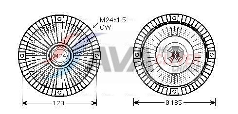 AVA COOLING SYSTEMS Intercooler . Cikk szám: AI4103 olcsó