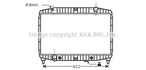 AVA COOLING SYSTEMS Radiaator, mootorijahutus Artikli number: RR2002 soodsalt