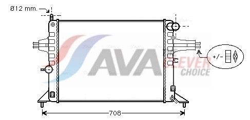 AVA COOLING SYSTEMS Air conditioning condenser Article number: MTA5115 cheaply