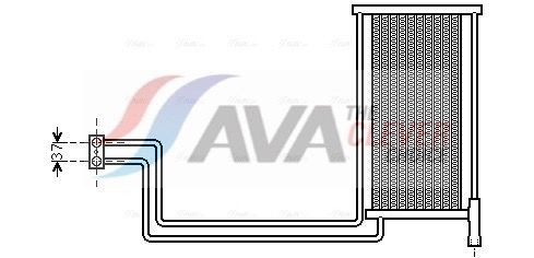 AVA COOLING SYSTEMS Automatic transmission oil cooler Article number: BW3368 cheaply