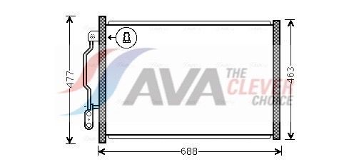 AVA COOLING SYSTEMS Automatic transmission oil cooler Article number: MS3140 cheaply