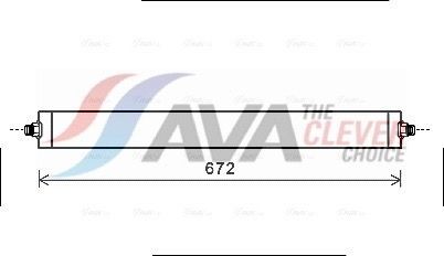 AVA COOLING SYSTEMS Automatic transmission oil cooler Article number: MS3531 cheaply