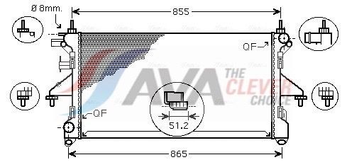 AVA COOLING SYSTEMS Air conditioning condenser Article number: HD5200 cheaply