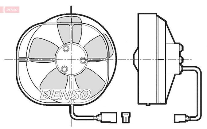 DENSO Kabineblæser Varenummer: DEA09204 billige