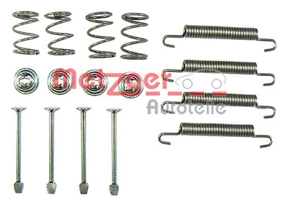 METZGER 105-0711 Set accesorii, saboti frana parcare VECTRA 2.6 i V6 (F35) 170 CP benzina 2002
