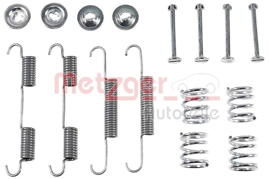 METZGER 105-0896 Lisakomplekt, seisupiduriklotsid NAVARA 2.5 dCi 4WD (D40TT, D40T, D40M, D40BB) 190 HP Diisel