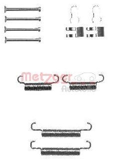 METZGER 105-0839 Lisakomplekt, seisupiduriklotsid Daily 35C15 V, 40C15 V, 45C15 V, 50C15 V, 60C15 V,65C15 V 146 HP Diisel 2014