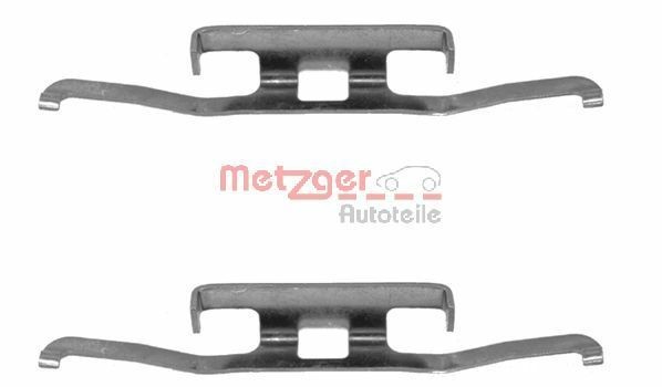 METZGER 109-1098 Monteringssæt til bremseklodser 6-serie 633CSi 3.2 197 HK Benzin 1989