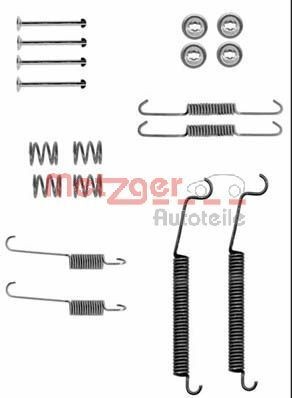 METZGER 105-0830 Accessory Kit, brake shoes TWINGO 1.2 16V 75 PS Petrol 2012
