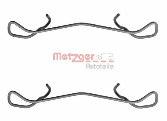 METZGER 109-1189 Monteringssæt til bremseklodser PRIMERA 1.9 dCi 116 HK Diesel
