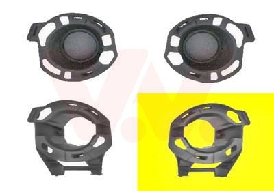 VAN WEZEL Bumper grill Article number: 4333591 cheaply