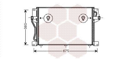 VAN WEZEL Air conditioning condenser Article number: 59005077 cheaply