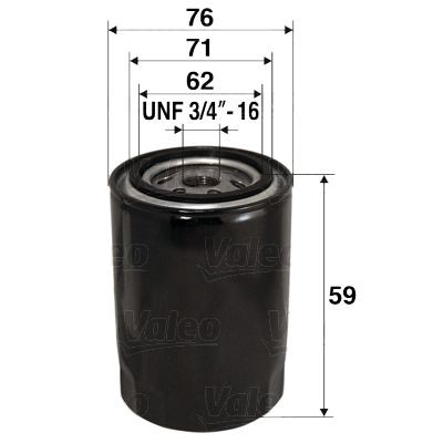 VALEO Oliefilter Varenummer: 586065 billige
