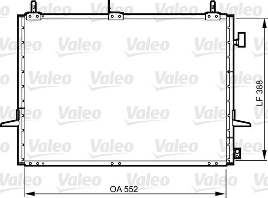 VALEO Kondensaator, kliimaseade Artikli number: 814289 soodsalt
