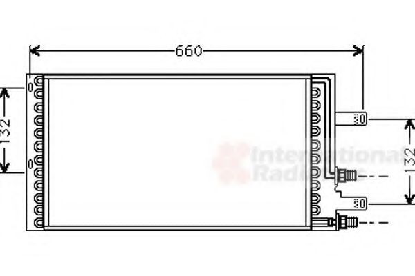 VAN WEZEL Air conditioning condenser Article number: 73005061 cheaply