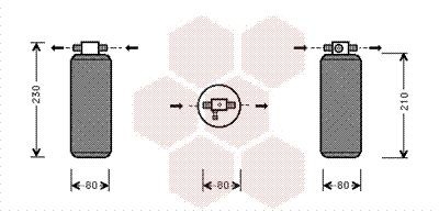 VAN WEZEL Dryer, air conditioning Article number: 9900D031 cheaply