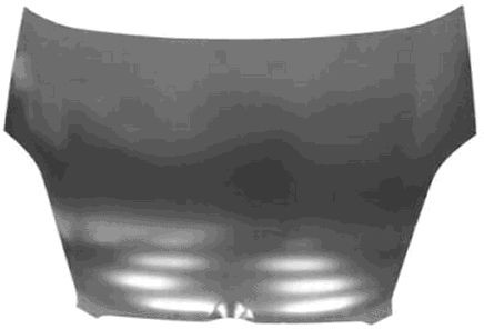 VAN WEZEL Bonnet Article number: 1638660 cheaply