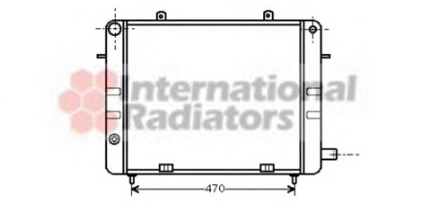 VAN WEZEL Radiaator, mootorijahutus Artikli number: 37002073 soodsalt