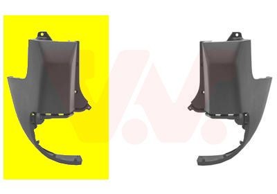 VAN WEZEL 4052533 Galinis bamperis PARTNER 1.6 98 AG benzinas