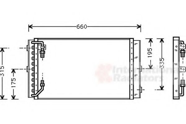 VAN WEZEL Condensatore climatizzatore Numero articolo: 59005070 poco costoso