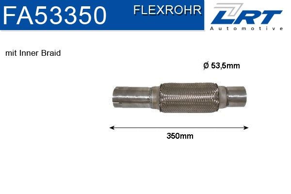 LRT Flex Hose, exhaust system Article number: FA53350 cheaply